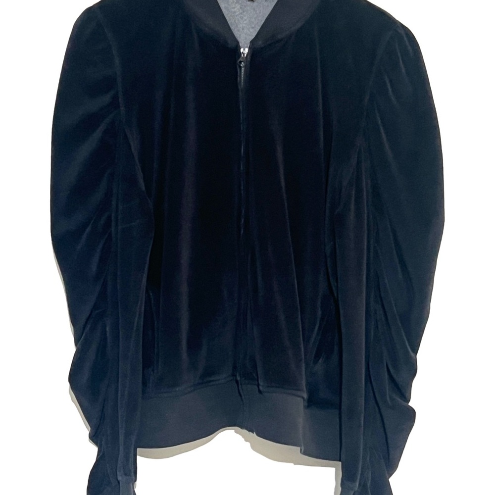 Another Love Black Velour Sweatshirt